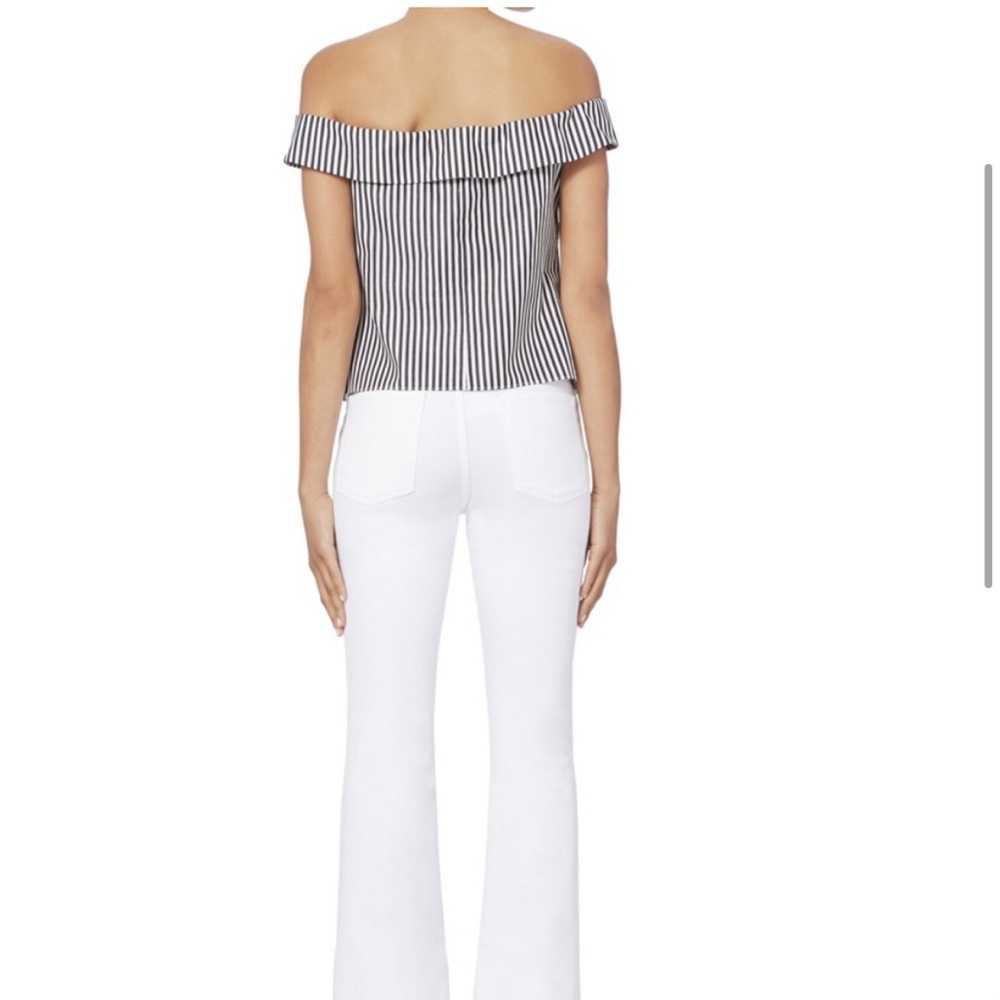 Intermix Striped Off Shoulder Top New - Picture 4 of 10